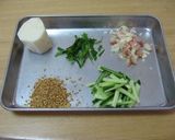夏バテ防止に！＊残り物でとろろごはん作り方1写真