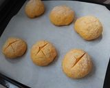 寝起きのとろけるチーズのキャロットパン作り方8写真