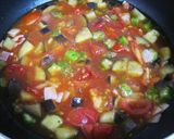 ✿夏野菜とチーズのオムレツリゾット✿作り方4写真