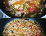 ✿夏野菜とチーズのオムレツリゾット✿作り方5写真