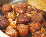 チーズ入り肉団子＾＾作り方10写真