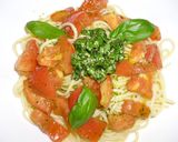 トマトと自家製ジェノベーゼの冷製パスタ！作り方5写真