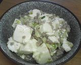 白い☆塩マーボー豆腐作り方5写真