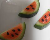 ＊キャラ弁＊ワンポイントにスイカおにぎり作り方3写真