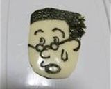 キャラ弁 のりとチーズdeマスオさん作り方2写真
