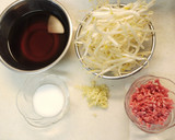 もやしたっぷり☆和風餡かけ焼きそば作り方1写真