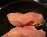 ほうれん草とチーズを詰めた鶏胸肉のソテー作り方4写真