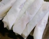 簡単～大葉とささみのミニ春巻き！作り方5写真