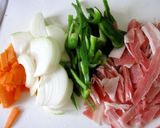 ピリ辛味噌★糸こんにゃく・豚・野菜炒め作り方3写真