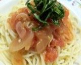 ☆簡単節約♥冷製トマトガーリックパスタ☆作り方5写真