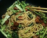 ベーコンのちゃんぽん麺★焼きそば作り方3写真
