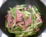 アスパラベーコンパスタ作り方3写真