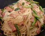 アスパラベーコンパスタ作り方5写真