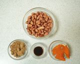 落花生の黒糖煮♪作り方1写真
