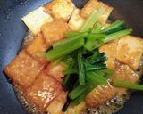 簡単！厚揚げと小松菜の味噌炒め作り方5写真