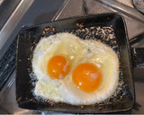 絹厚揚げの目玉焼きのっけ焼そば作り方6写真