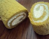 ミルキーな✿抹茶ロールケーキ作り方15写真