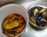 麺のおともに野菜の揚げ浸し作り方3写真