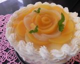 絶品パンナコッタ♡ピーチムースケーキ作り方21写真