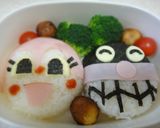キャラ弁　バイキンマン　簡単　おにぎり作り方14写真