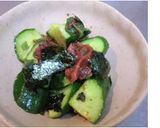 和風だしきゅうりの梅風味漬け作り方4写真