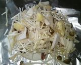 きのこマスタードホイル焼き作り方3写真