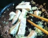 カジキとエリンギの香草バター炒め作り方2写真