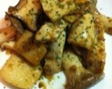 カジキとエリンギの香草バター炒め作り方5写真