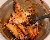 手羽中の甘辛カリッと揚げ焼き作り方11写真