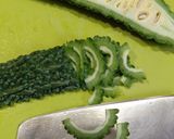 冷やしそばのゴーヤトッピング作り方1写真