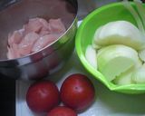 お水は入れないで②簡単鶏肉煮込みスープ❤作り方1写真