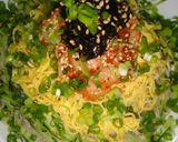 夏の暑い日冷たいそうめん＠韓国風まぜそば作り方16写真