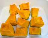 かぼちゃの煮物＊生姜でポカポカそぼろあん作り方1写真