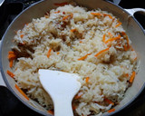しらすとなめたけの炊き込みご飯作り方4写真