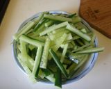 かつおのたたき～棒々鶏風のタレをかけて～作り方2写真