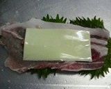 大葉とチーズを挟んだトンカツ作り方2写真