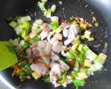 いかとセロリのエスニック風炒飯作り方3写真