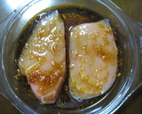 かじきまぐろ(羽魚)にんにく旨味漬け焼き作り方2写真