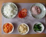 ☆夏野菜とにんにくのスパイシーカレー☆作り方1写真