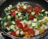 夏野菜☆カポナータのパスタ作り方3写真