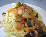 夏野菜☆カポナータのパスタ作り方6写真