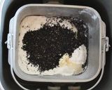 黒ごま香る☆ベーコンチーズぐるぐるパン作り方1写真