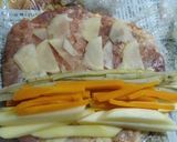 鶏肉の根菜巻き・新たまねぎ蒸し作り方4写真