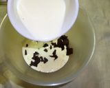 水切りヨーグルト☆濃厚チョコチーズケーキ作り方3写真