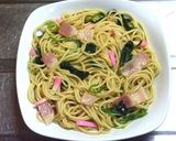 ほうれん草ベーコン醤油パスタ 【冷やし】作り方12写真