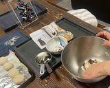 発酵無　アンパンとゴマ餡の練りこみパン作り方3写真