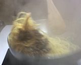 タコとアスパラの餃子辣油ボロネーゼ作り方24写真