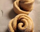 コーヒーとココアシュガーでバラのお花パン作り方8写真