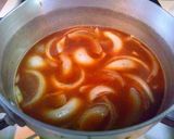 麺がしっかり絡む！濃厚カレーつけ麺作り方3写真