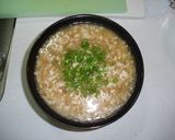 鶏そぼろとザーサイのあんかけ茶碗蒸し作り方8写真